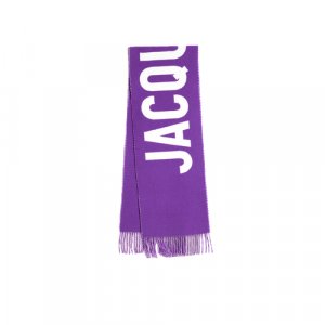 Шарф ,180х35 см, фиолетовый Jacquemus. Цвет: фиолетовый