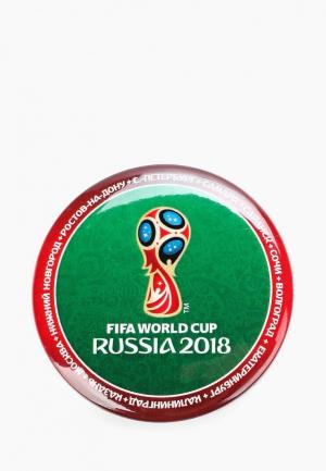 Значок 2018 FIFA World Cup Russia™. Цвет: зеленый
