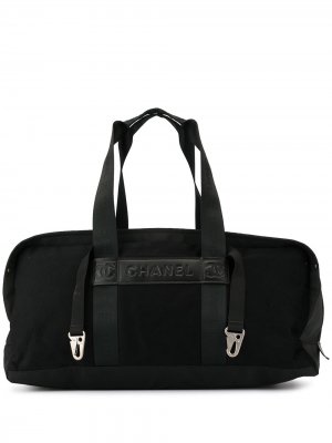 Дорожная сумка Sport Line Chanel Pre-Owned. Цвет: черный