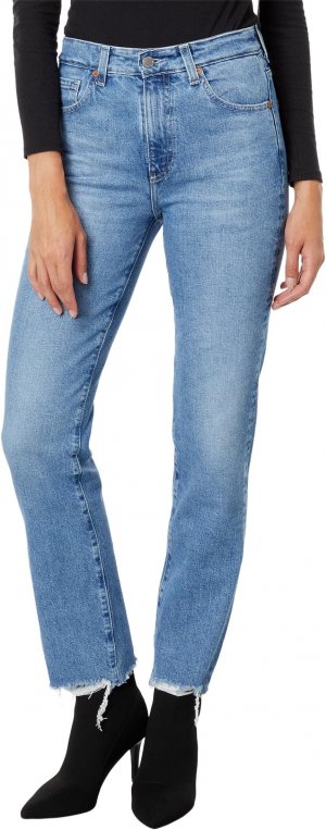 Джинсы Saige High-Waist Straight Leg Jeans in Upper West Destructed , цвет AG