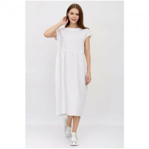 Платье , размер 44, белый Lika Dress. Цвет: бежевый