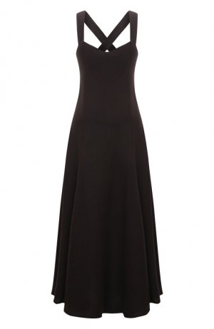 Льняное платье 120% Lino. Цвет: чёрный