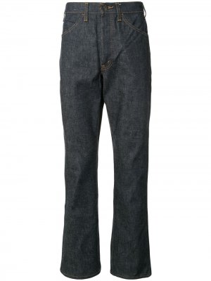 Fake Alpha X Levis Vintage расклешенные джинсы с контрастной строчкой Levi's. Цвет: синий