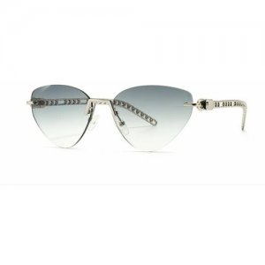 Солнцезащитные очки , серебряный CG. Цвет: серебристый