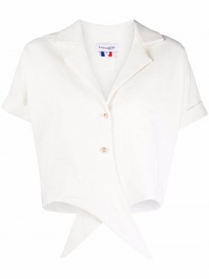Рубашка с короткими рукавами La Seine & Moi. Цвет: белый