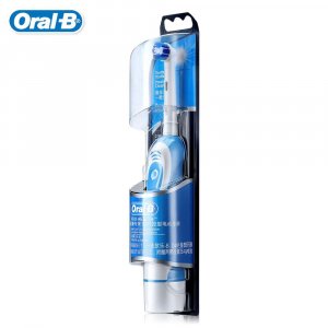 Oral B DB4510 Электрическая зубная щетка для взрослых с питанием от батареи Вращение Зубные щетки на батарейках Braun 1 держатель Клеветнические насадки зубных щеток Oral-B
