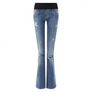 Расклешенные джинсы Pietro Brunelli. Цвет: синий