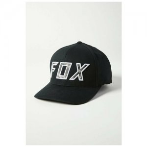 Бейсболка велосипедная Fox Down N Dirty Flexfit Hat, Black/White, 2021 (Размер: L/XL) RACING