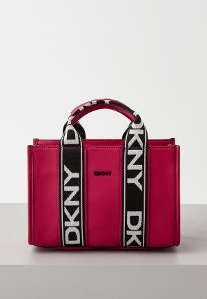 Сумка DKNY. Цвет: розовый