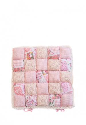 Подушка на стул La Pastel 40x40. Цвет: розовый