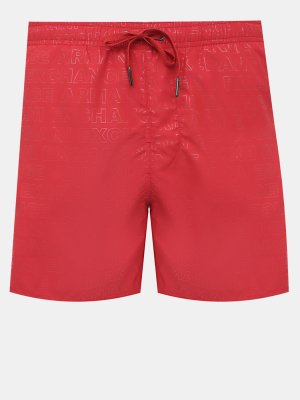 Плавательные шорты Armani Exchange. Цвет: красный