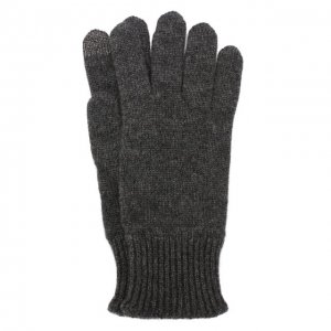 Кашемировые перчатки DLT Collection. Цвет: серый