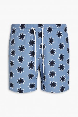 Короткие плавки-шорты с принтом , цвет Slate blue Sandro