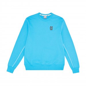 Pivot Crew EMB Basketball Pullover PUMA. Цвет: голубой