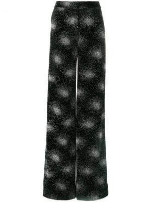 Декорированные бархатные брюки Sonia Rykiel. Цвет: черный
