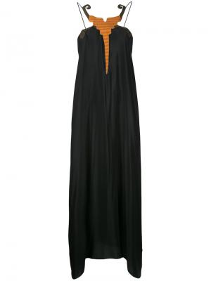 Платье с вырезом-халтер Volantis G.V. Majil. Цвет: чёрный