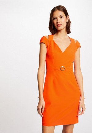 Платье Morgan. Цвет: оранжевый