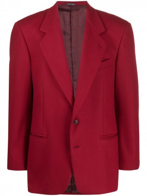 Однобортный пиджак 1980-х годов Gianfranco Ferré Pre-Owned. Цвет: красный
