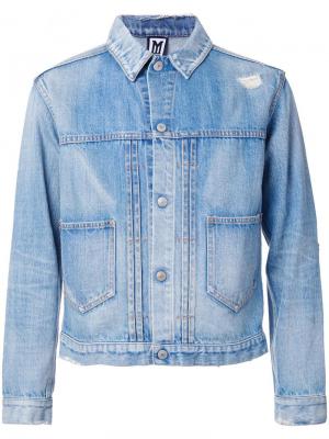 Классическая джинсовая куртка Myne. Цвет: синий