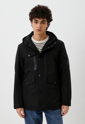 Куртка и жилет Urban Fashion for Men. Цвет: черный