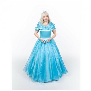 Взрослый костюм Принцессы в голубом платье (16784) 44-46 ПТИЦА ФЕНИКС