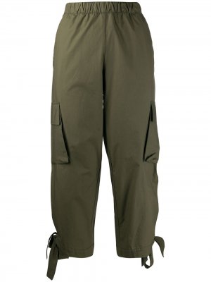 Укороченные брюки карго Danielapi. Цвет: зеленый