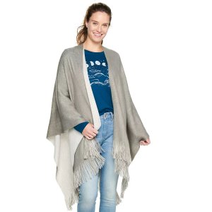 Женская одежда двусторонняя руана с бахромой Sonoma Goods For Life