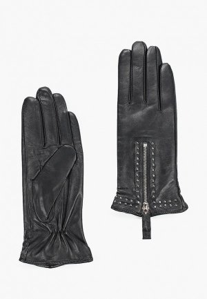 Перчатки Semplice. Цвет: черный