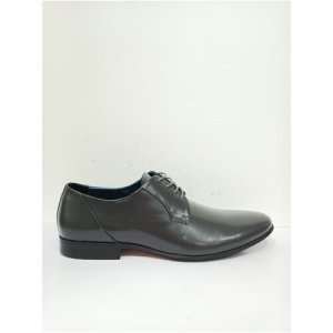 Мужские туфли дерби со шнурком серые C207-061-2-J, кожа, 40 размер Boticheli. Цвет: серый