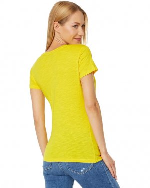 Футболка U.S. POLO ASSN. Scoop Neck Solid T-Shirt, цвет Scoring Yellow