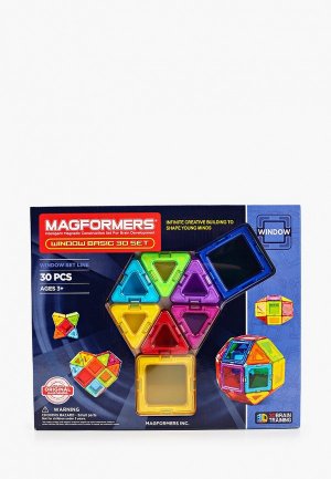 Конструктор Magformers Window Basic 30 set. Цвет: разноцветный