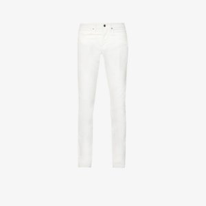 Зауженные джинсы L'homme из эластичного денима , белый Frame