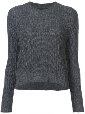 Вязаный свитер Jenni Kayne. Цвет: серый