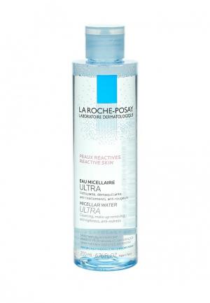 Мицеллярная вода La Roche-Posay ULTRA REACTIVE для чувствительной и склонной к аллергии кожи лица глаз, 200 мл. Цвет: прозрачный