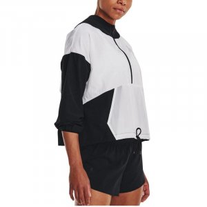 Куртка для бега из тканого материала с рисунком, женская - черный UNDER ARMOUR, цвет schwarz Armour