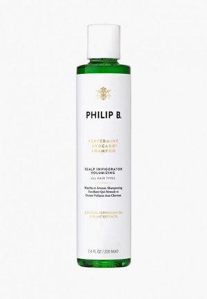 Шампунь Philip B. Peppermint Avocado Shampoo, 220 мл. Цвет: зеленый