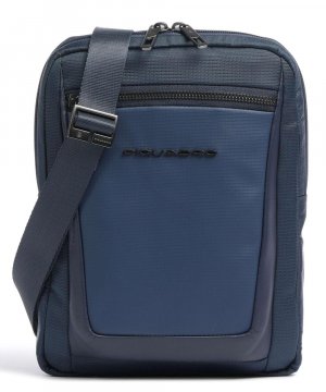 Шерстяная сумка через плечо 10 дюймов, полиэстер, синий Piquadro