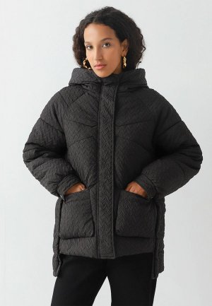 Куртка утепленная Mitica Luna. Цвет: черный