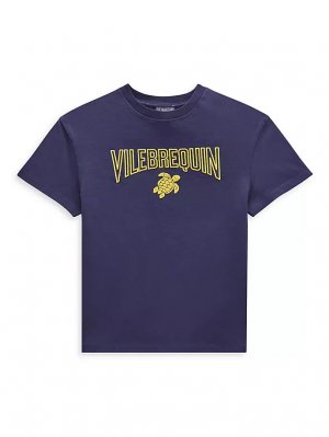 Футболка с логотипом Little Boy's & Varsity , синий Vilebrequin