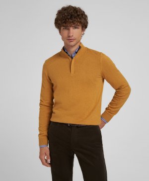 Пуловер KWL-0913 YELLOW HENDERSON. Цвет: желтый