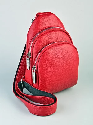 Рюкзак женский N-003 красный, 22x14,5x4 см Barez. Цвет: красный