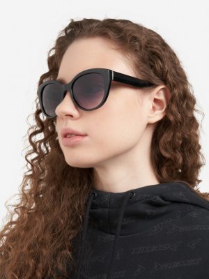 Солнцезащитные очки женские , Черный Demix. Цвет: черный