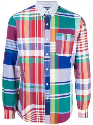 Check-print Oxford shirt Polo Ralph Lauren. Цвет: разноцветный