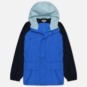 Мужская куртка ветровка Recycled Nylon Color Block PANGAIA. Цвет: синий