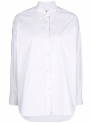 Рубашка с длинными рукавами Odeeh. Цвет: белый