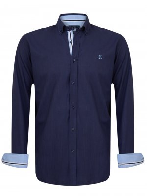 Рубашка на пуговицах стандартного кроя Patty, темно-синий Sir Raymond Tailor
