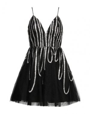 Короткое платье OMAI. Цвет: черный