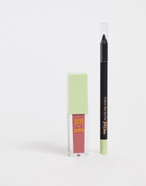 Макияжный набор из карандаша для глаз и пигмента губ -Бесцветный Pixi
