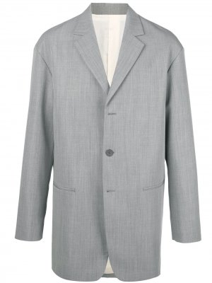 Длинный пиджак OAMC. Цвет: серый