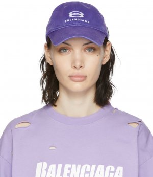 Фиолетовая кепка для сноуборда Unity Balenciaga